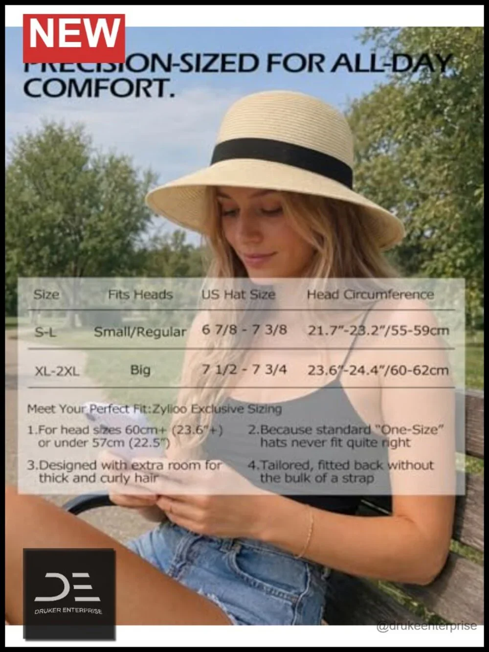 Women's Wide Brim Straw Sun Hat UPF 50+ Floppy Beach Hat Travel Vacation Outdoor